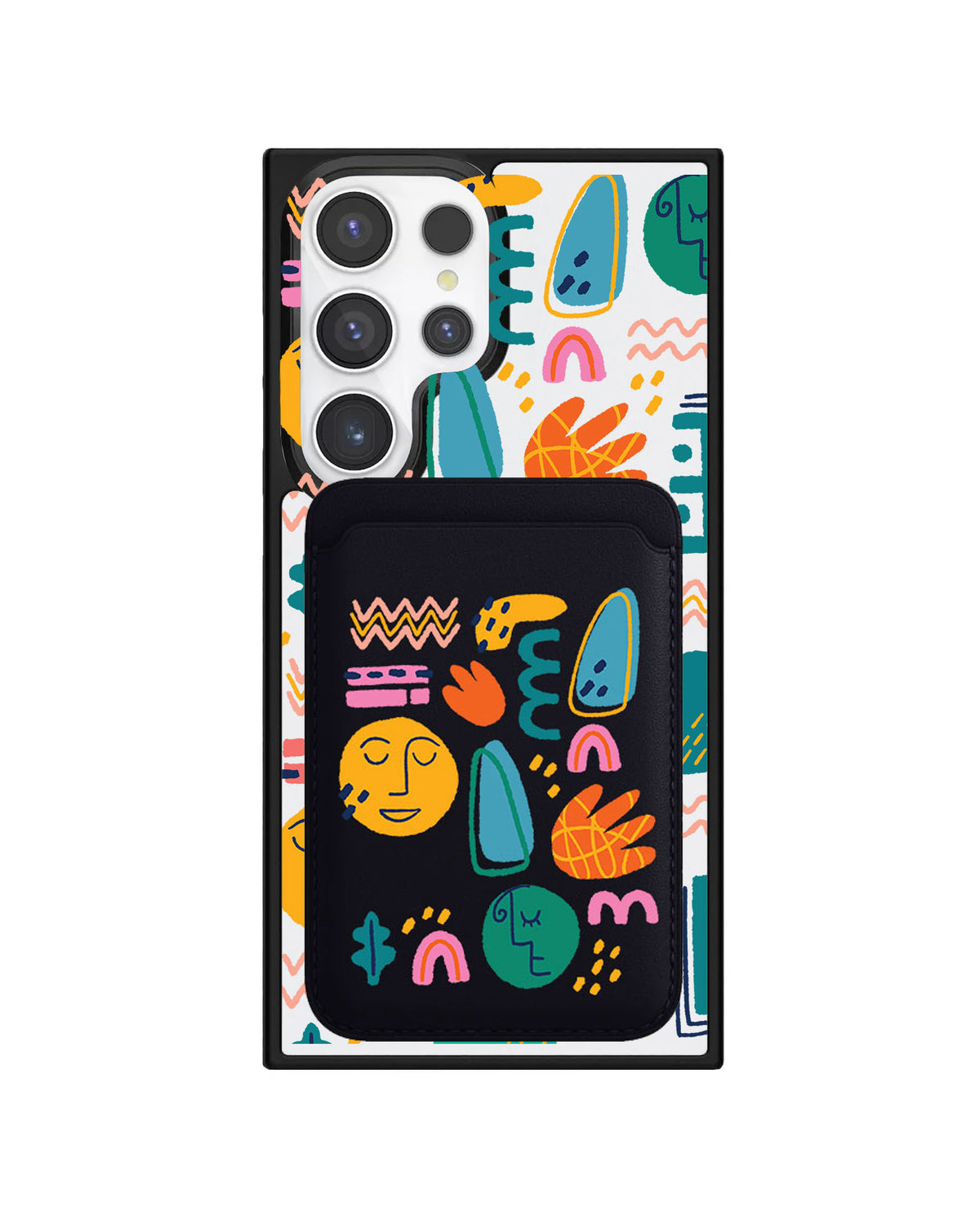 Android Magnetic Wallet Case - Silent Art
