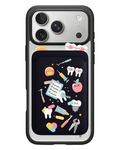 iPhone Magnetic Wallet Case - Dentist