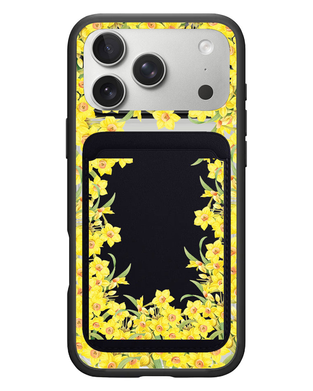iPhone Magnetic Wallet Case - March Daffodil