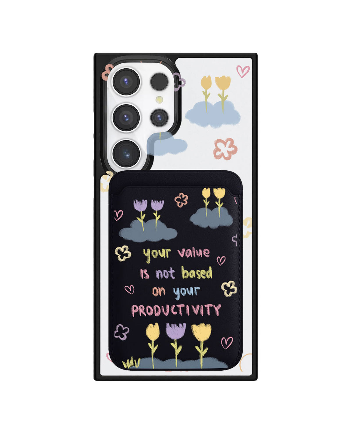 Android Magnetic Wallet Case - Positive Energy