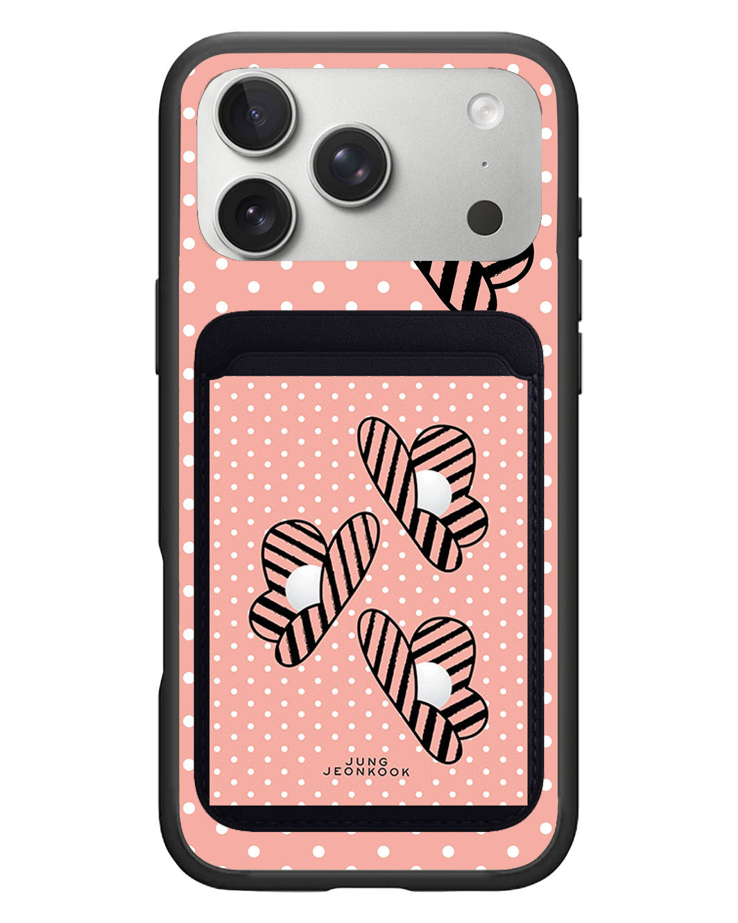 iPhone Magnetic Wallet Case - Pink Honey