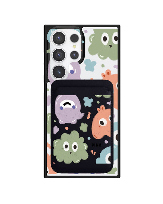 Android Magnetic Wallet Case - Cute Monster 2