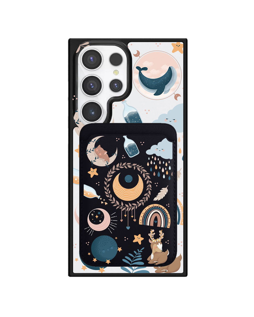 Android Magnetic Wallet Case - Boho