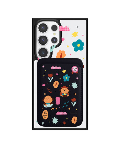 Android Magnetic Wallet Case - Selflove Garden