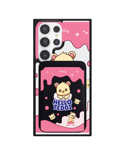 Android Magnetic Wallet Case - Hello Teddy 2.0