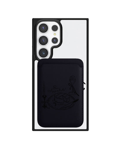 Android Magnetic Wallet Case - Bon Appetit