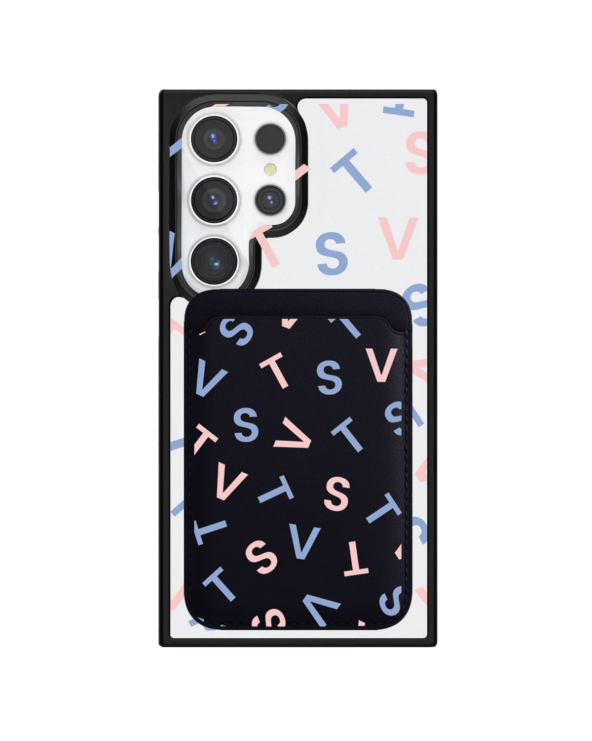 Android Magnetic Wallet Case - Seventeen Monogram