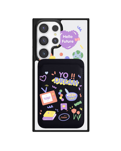 Android Magnetic Wallet Case - Hello Future