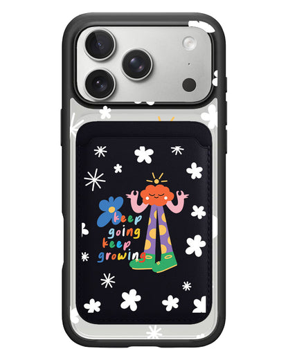 iPhone Magnetic Wallet Case - Keep Growing