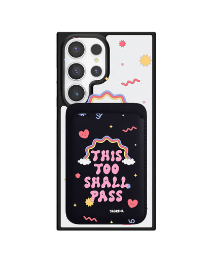Android Magnetic Wallet Case - This Too Shall Pass