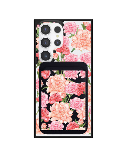 Android Magnetic Wallet Case - January Carnation