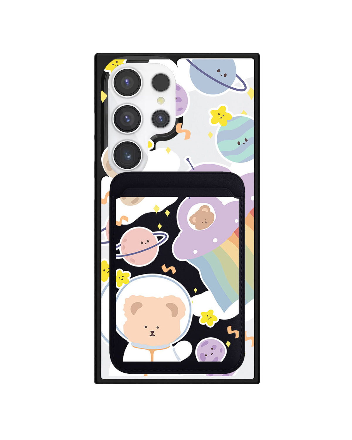 Android Magnetic Wallet Case - Astrobear
