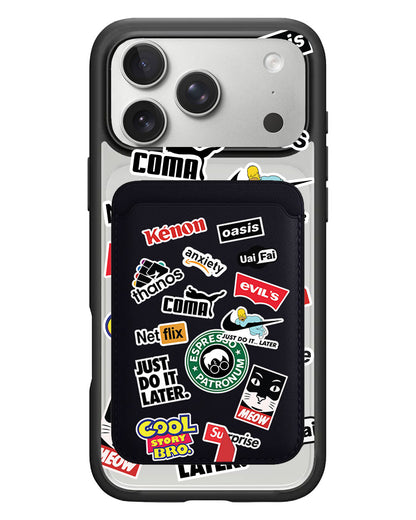 iPhone Magnetic Wallet Case - Brand Parody 1.0