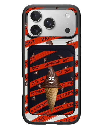 iPhone Magnetic Wallet Case - Oh.. Sh*t Happens