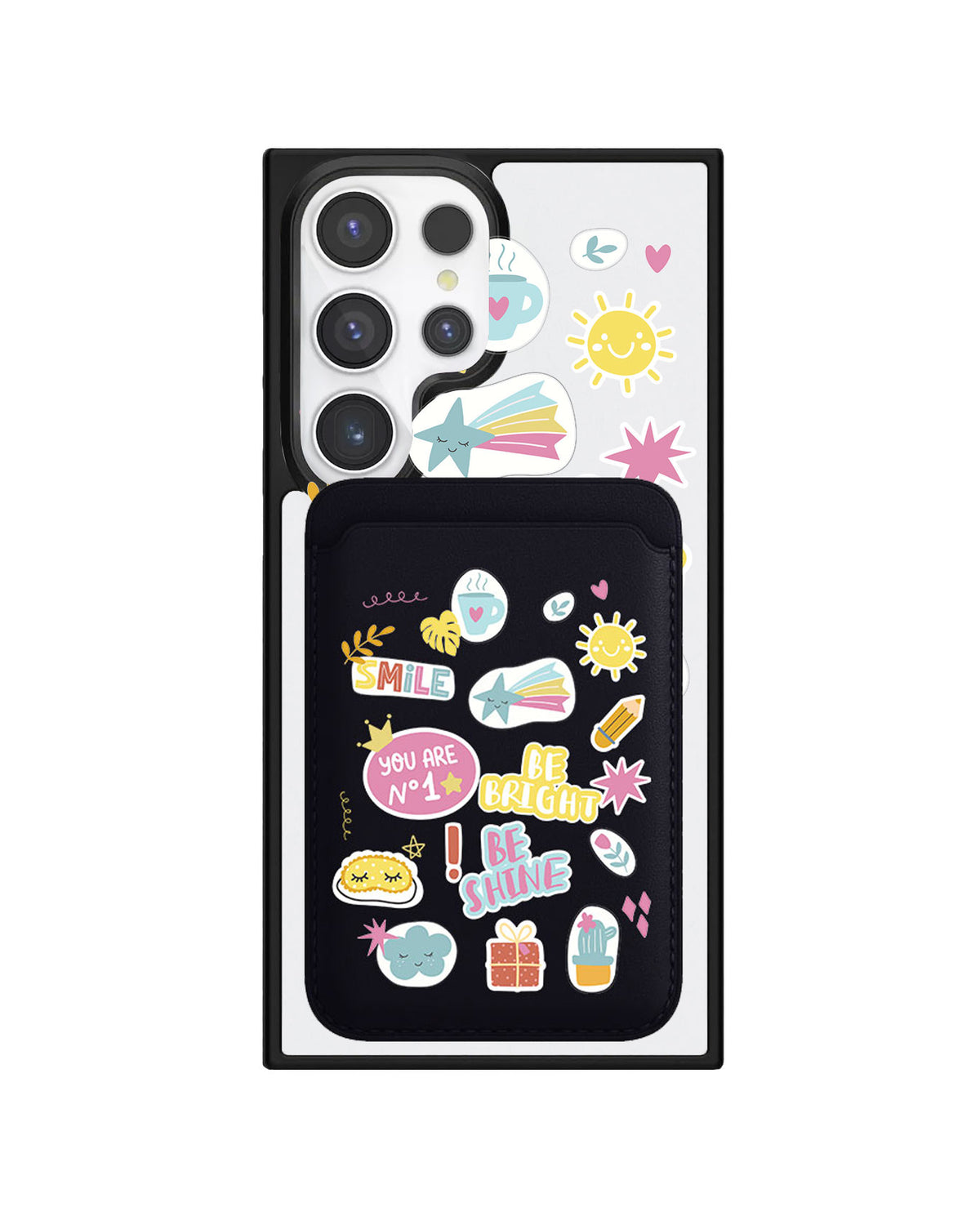 Android Magnetic Wallet Case - Self Love Sticker Pack 3.0