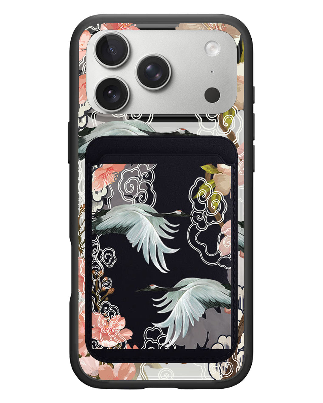 iPhone Magnetic Wallet Case - Oil Painting Birds