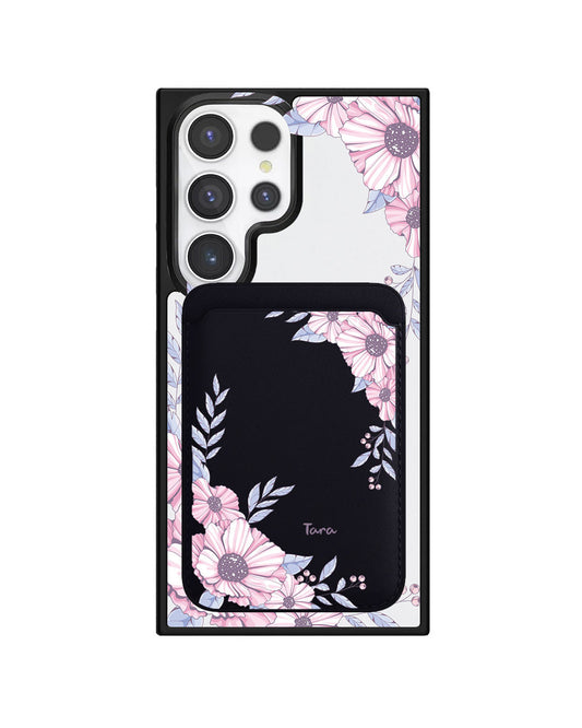 Android Magnetic Wallet Case - Pink Blossom