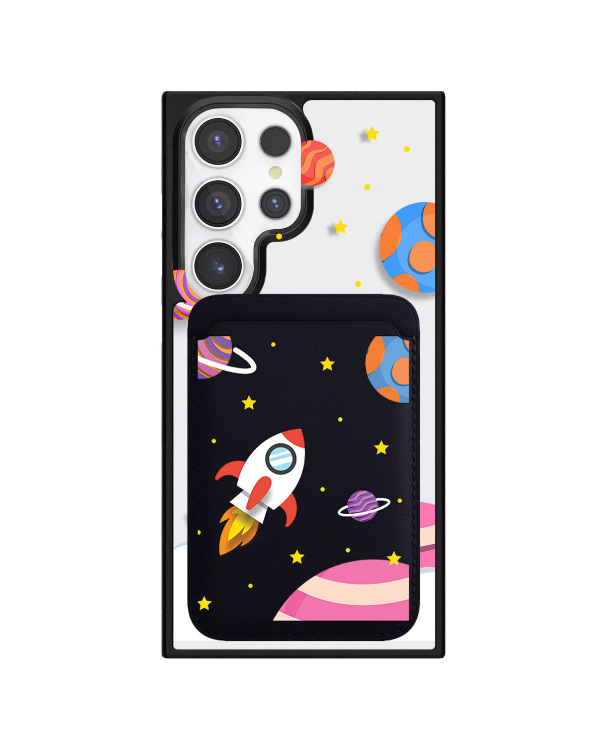 Android Magnetic Wallet Case - Neverland