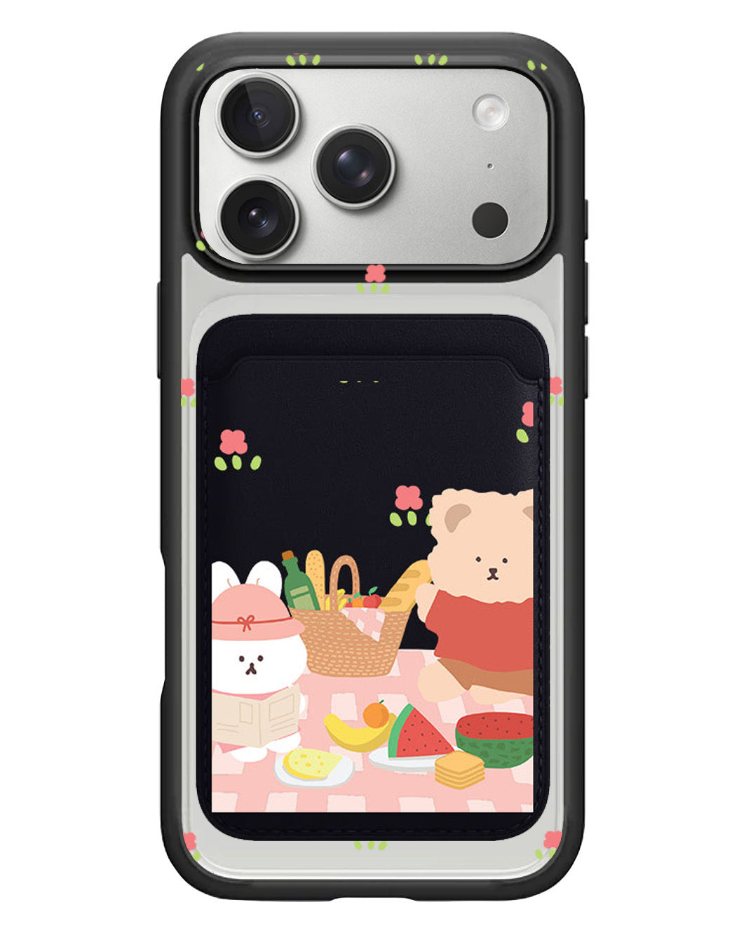 iPhone Magnetic Wallet Case - Picnic Pink