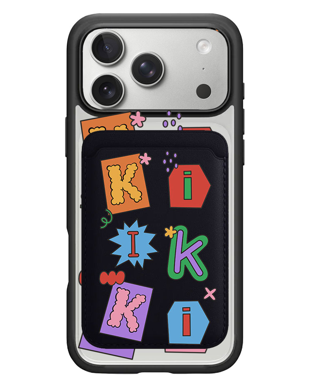 iPhone Magnetic Wallet Case - Adorable Monogram