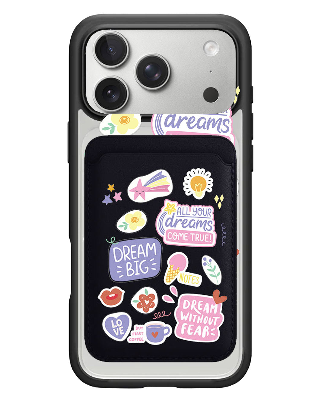 iPhone Magnetic Wallet Case - Dream Sticker Pack