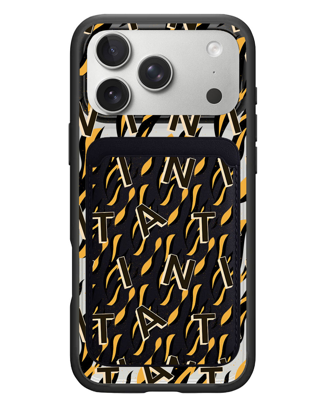 iPhone Magnetic Wallet Case - Tiger Monogram 1.0