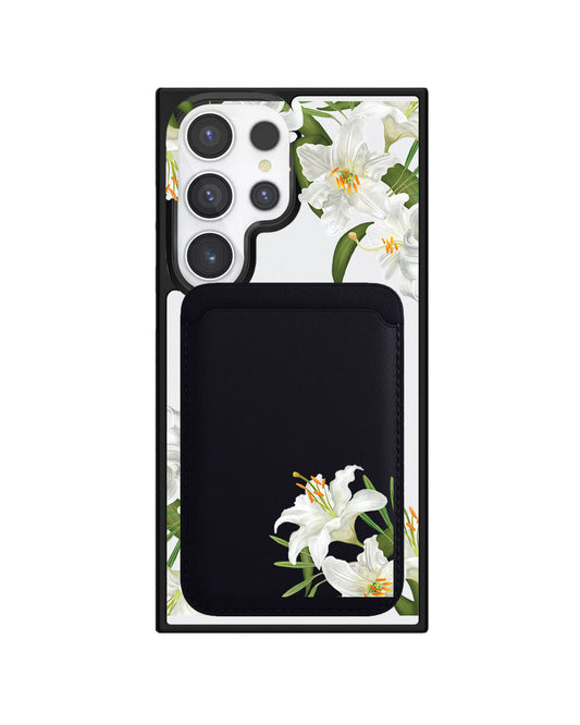 Android Magnetic Wallet Case - May Lily Of The Valley