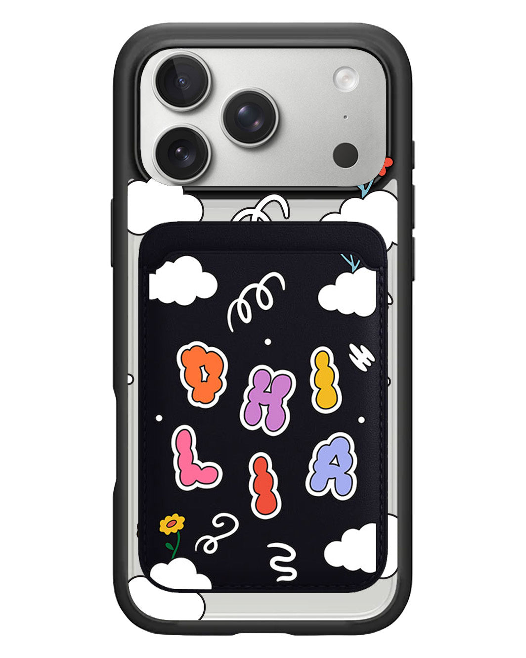 iPhone Magnetic Wallet Case - Adorable Monogram 6.0