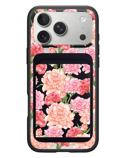iPhone Magnetic Wallet Case - January Carnation