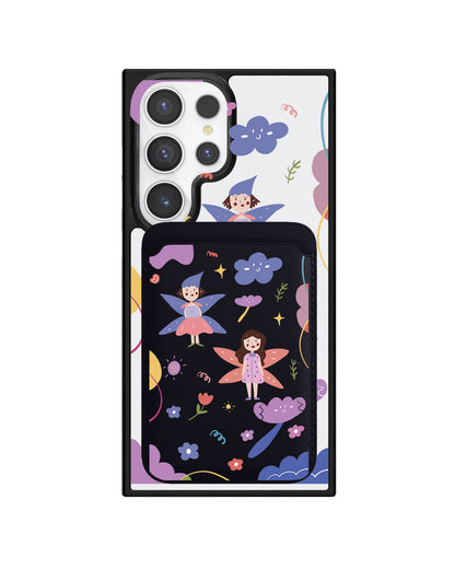 Android Magnetic Wallet Case - Fairy Pattern