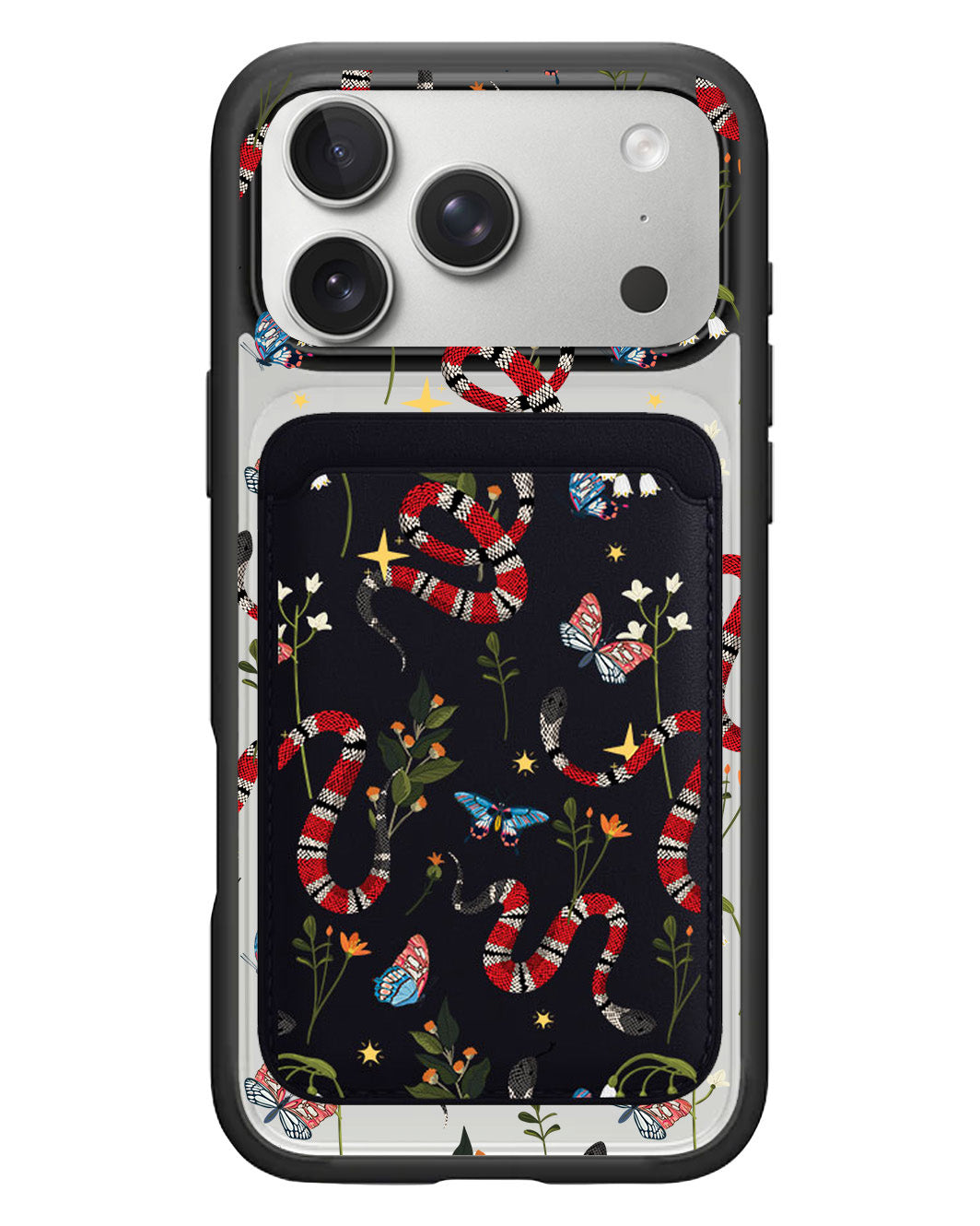 iPhone Magnetic Wallet Case - Serpente