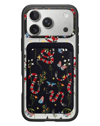 iPhone Magnetic Wallet Case - Serpente