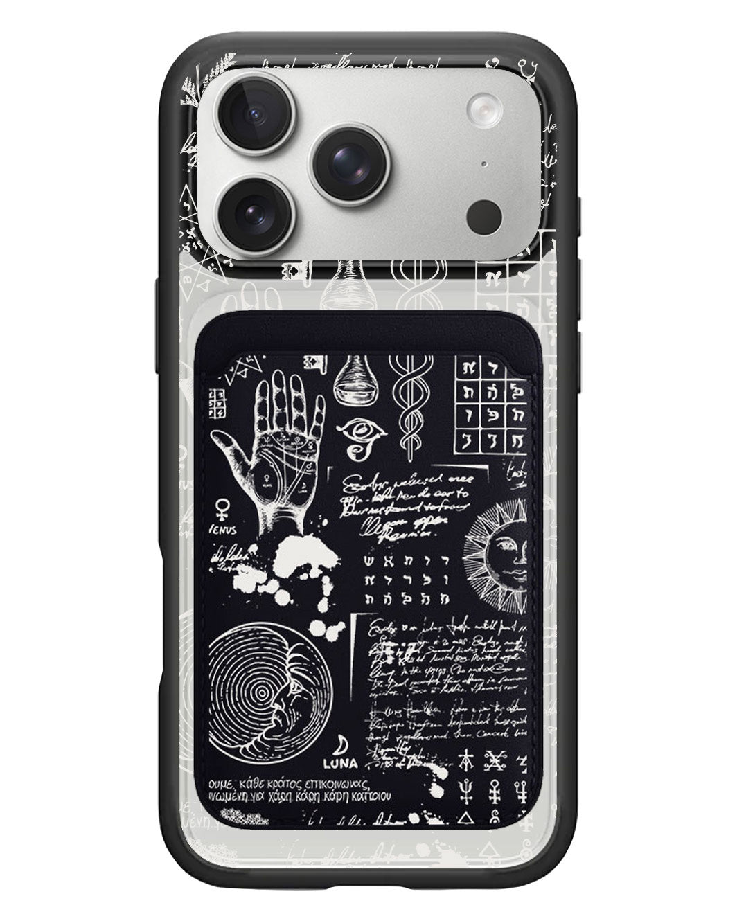 iPhone Magnetic Wallet Case - Alchemy