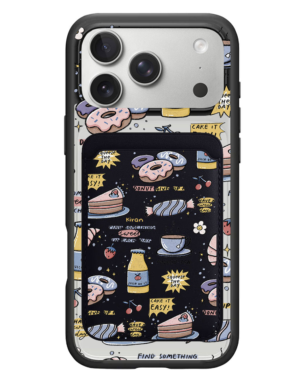 iPhone Magnetic Wallet Case - Sweets
