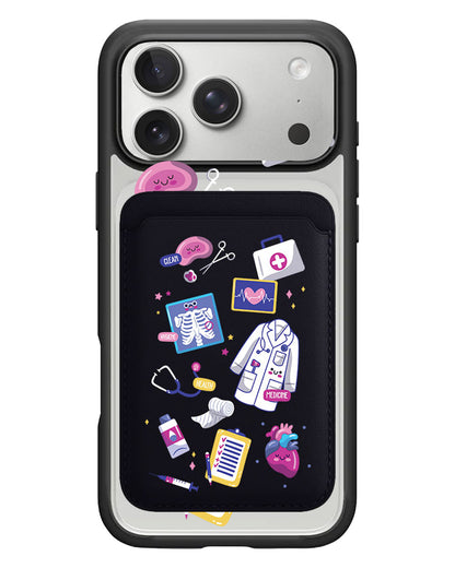iPhone Magnetic Wallet Case - Doctor