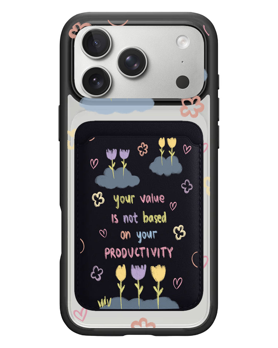 iPhone Magnetic Wallet Case - Positive Energy