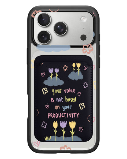 iPhone Magnetic Wallet Case - Positive Energy