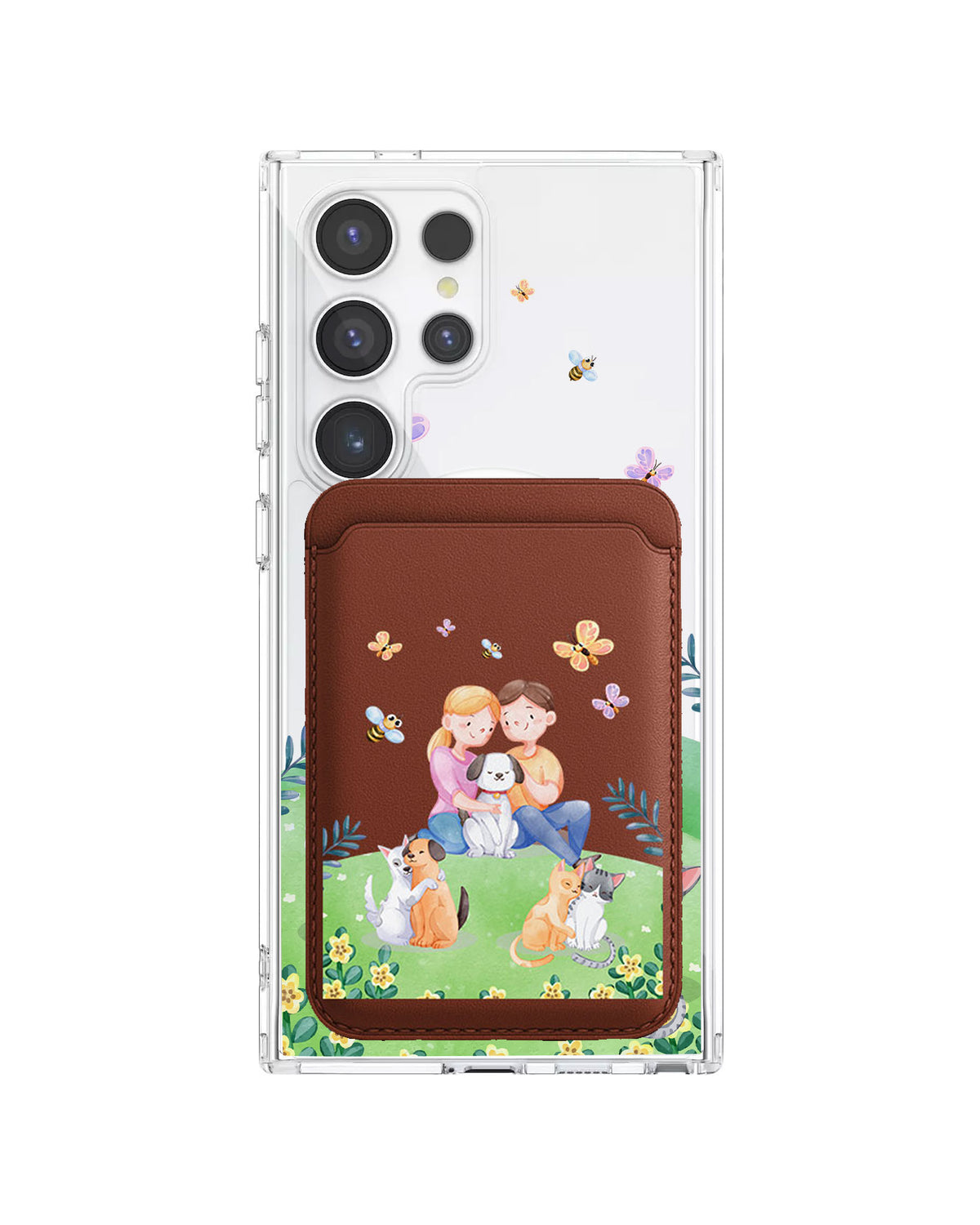 Android Magnetic Wallet Case - Adorable Animals