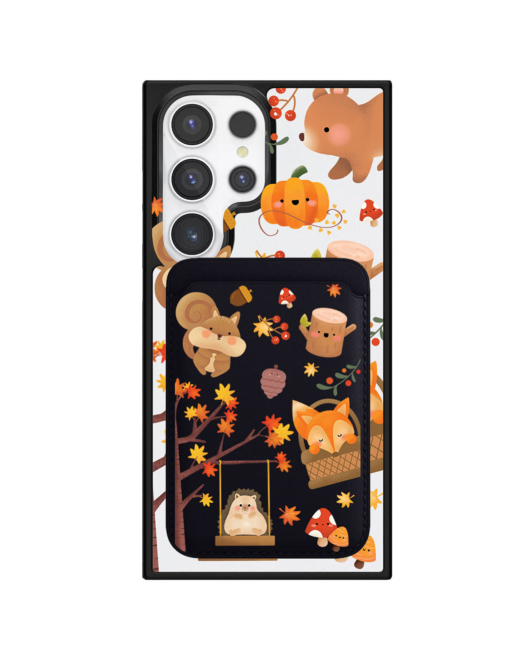 Android Magnetic Wallet Case - Autumn