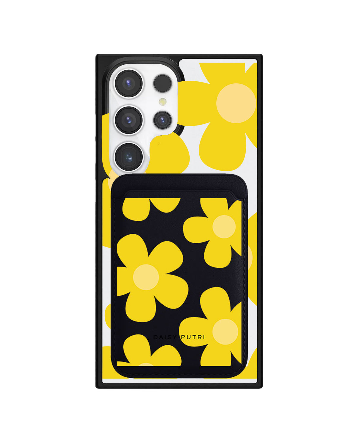 Android Magnetic Wallet Case - Daisy Sunshine