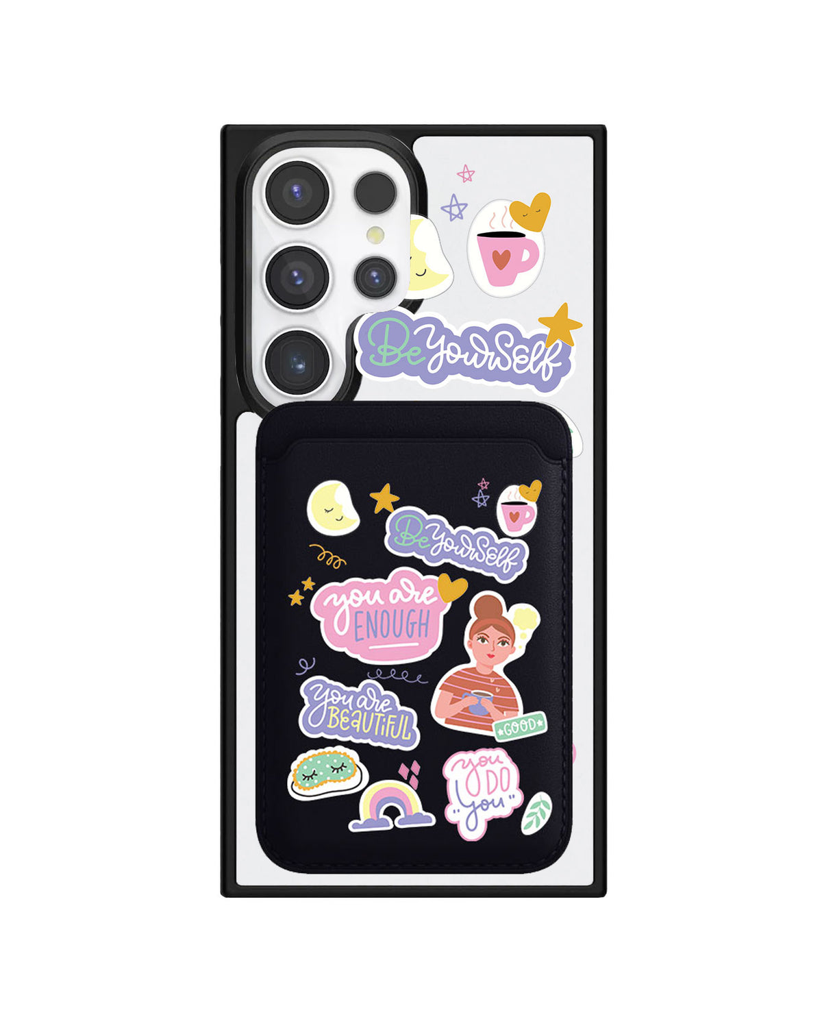 Android Magnetic Wallet Case - Be Yourself