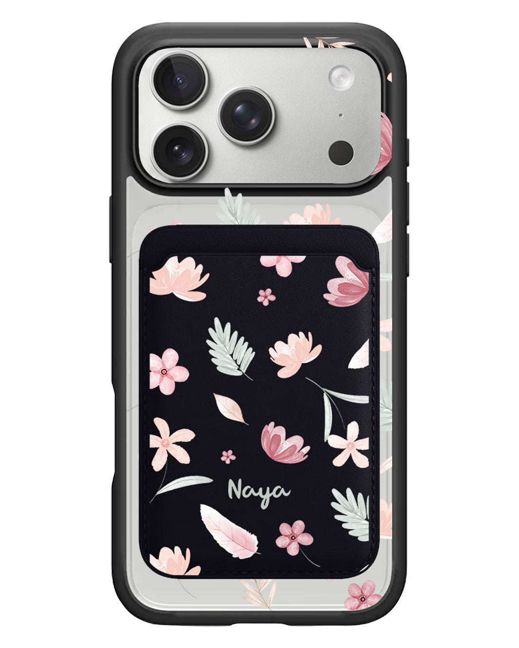 iPhone Magnetic Wallet Case - Wild Flower