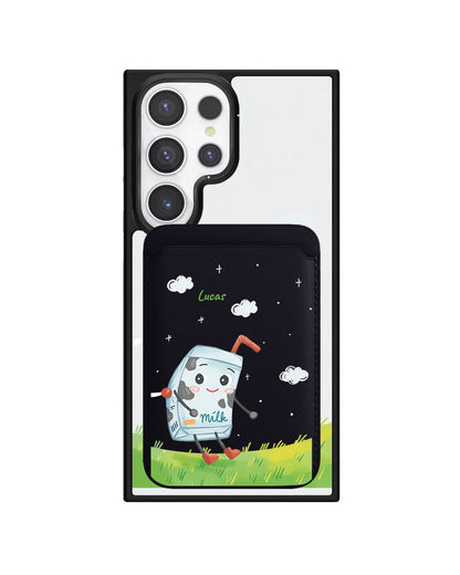 Android Magnetic Wallet Case - Milk To My Cookies (Couple Case)