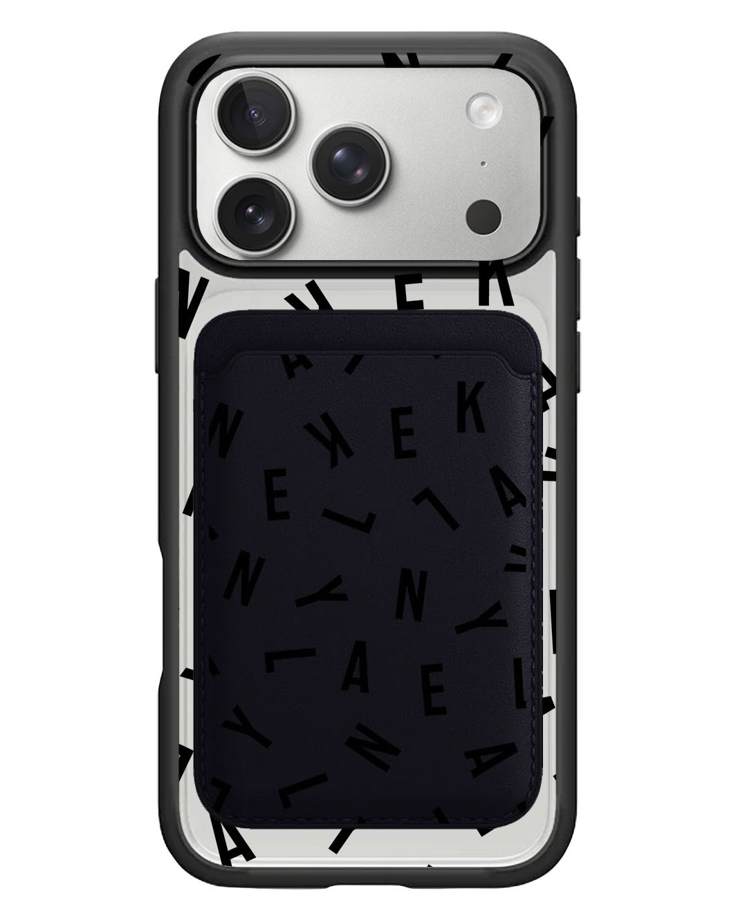 iPhone Magnetic Wallet Case - Monogram 1.0 Noir