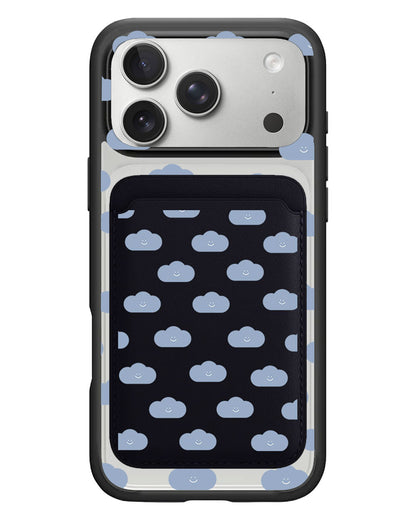 iPhone Magnetic Wallet Case - Dark Cloud