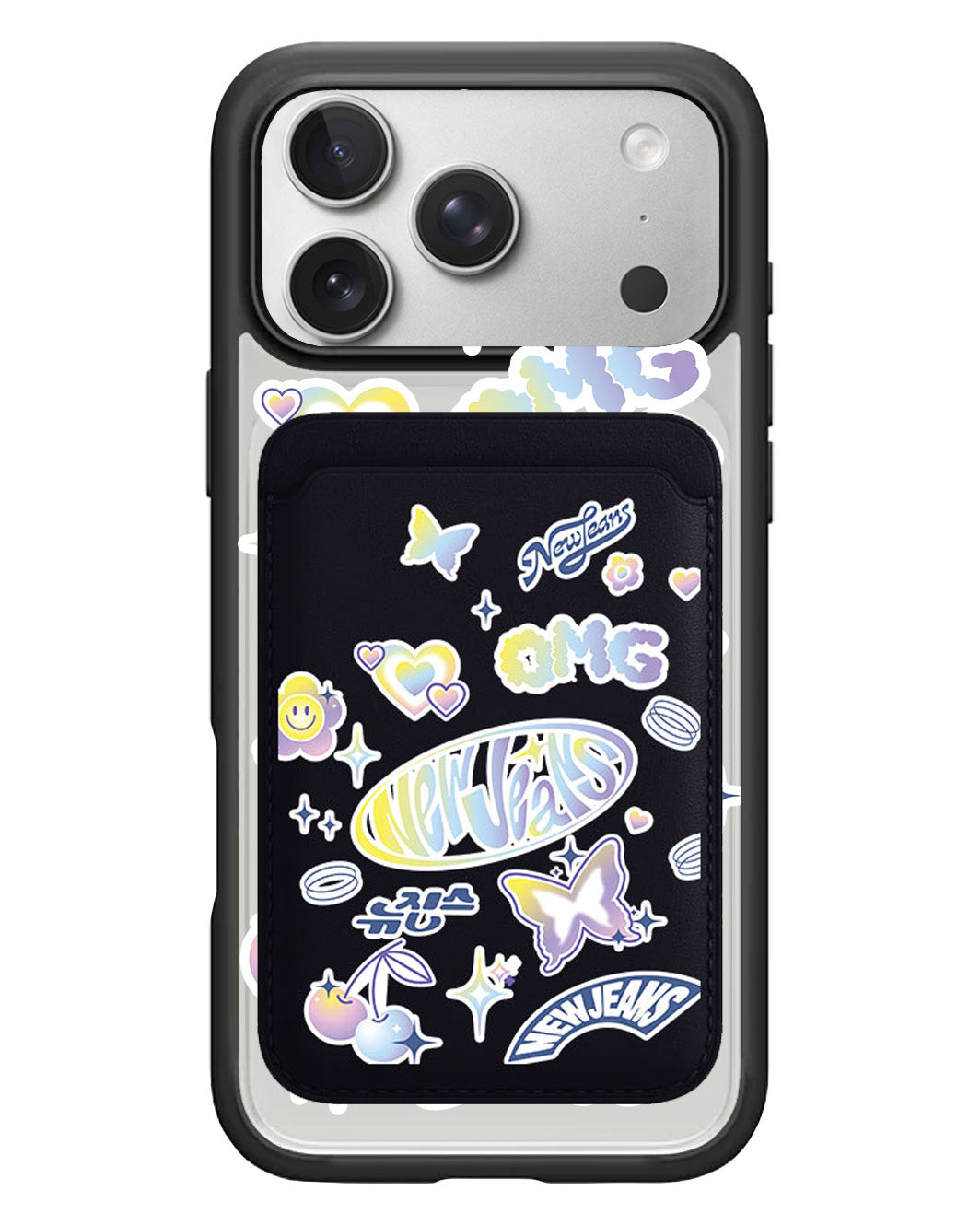 iPhone Magnetic Wallet Case - New Jeans OMG 1.0