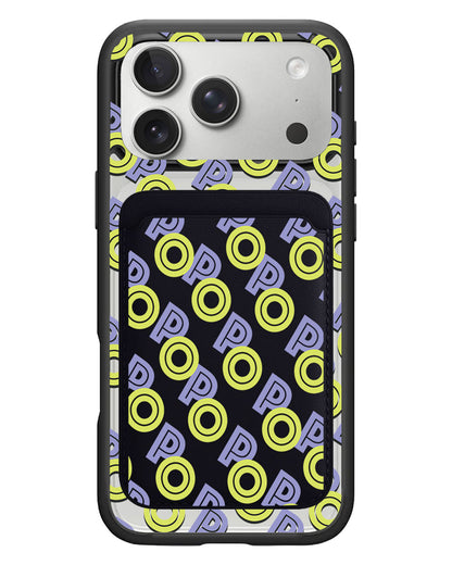iPhone Magnetic Wallet Case - Initial Monogram 2.0