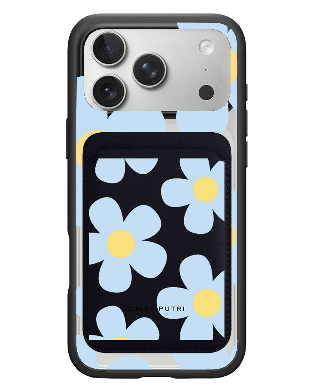 iPhone Magnetic Wallet Case - Daisy Garland