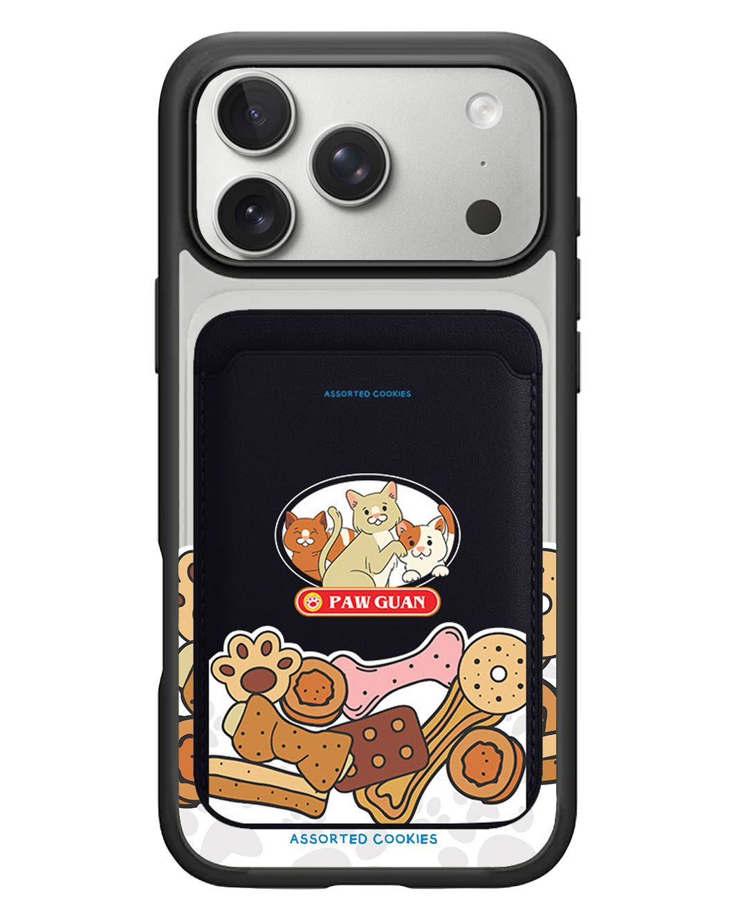 iPhone Magnetic Wallet Case - Pawguan Cat