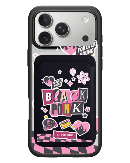 iPhone Magnetic Wallet Case - Blackpink Forever Young